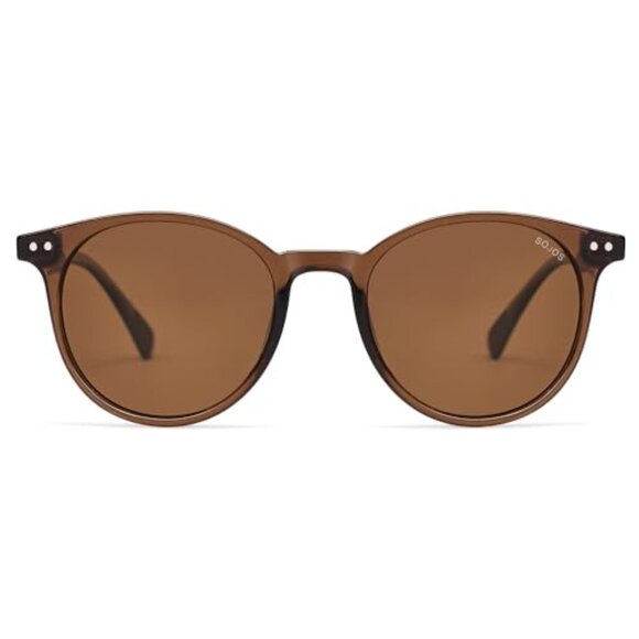 Small Round Classic Polarized Sunglasses Vintage Style UV400 Lens main image 3